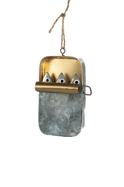 Shoeless Joe Sardine tin hanger