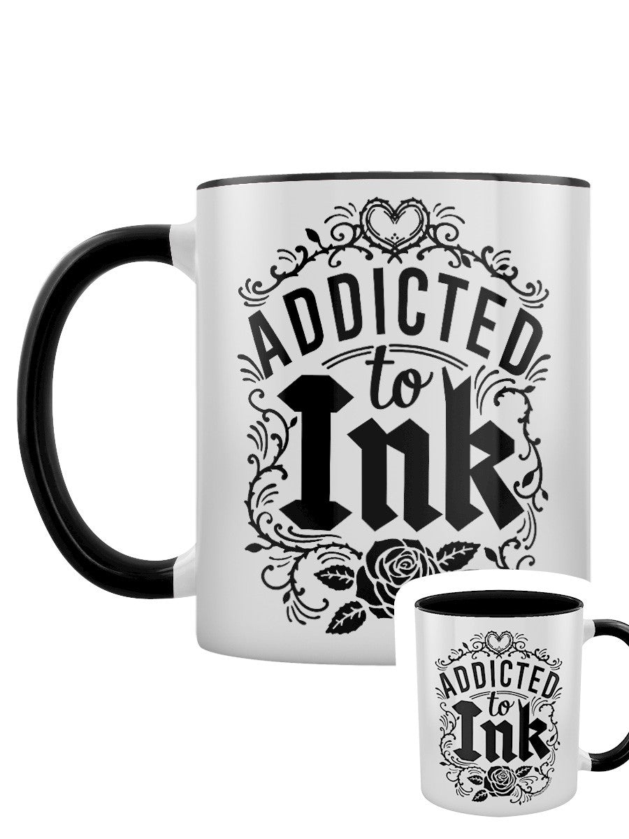 Funny Ceramic Mug - Addicted to Ink - Tatoos