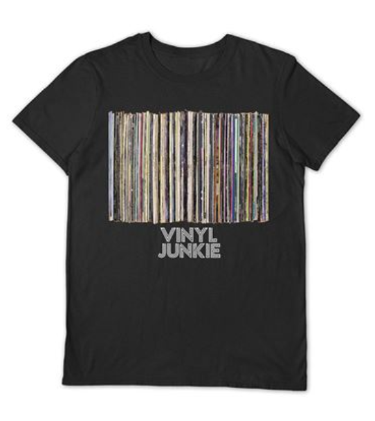 Vinyl Junkie Cotton T Shirt