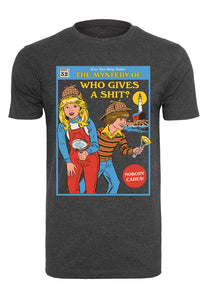 Steven Rhodes Official Cotton T Shirt - The Mystery of who gives a shit