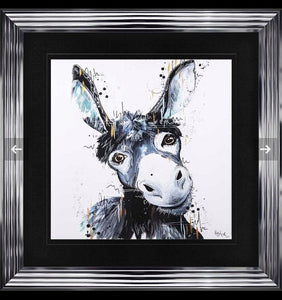 Framed Donkey artwork