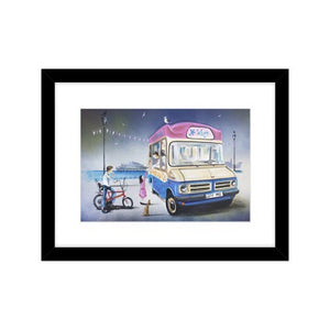 Ice Cream Van - Adam Barsby Art Picture