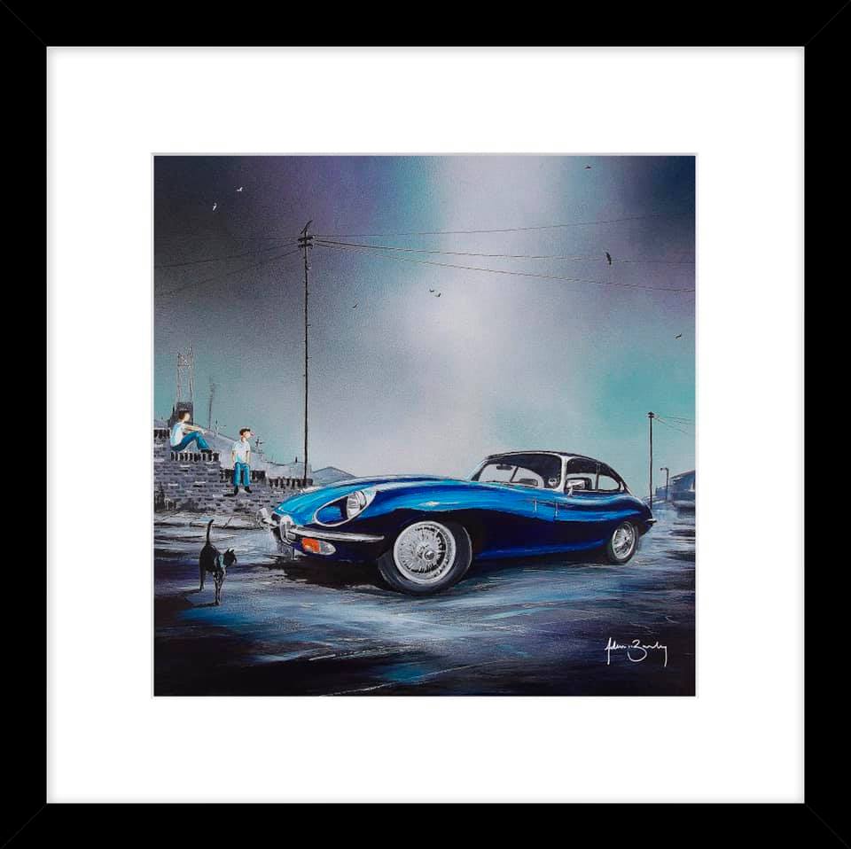 E Type Jaguar Exclusive Adam Barsby Art Picture