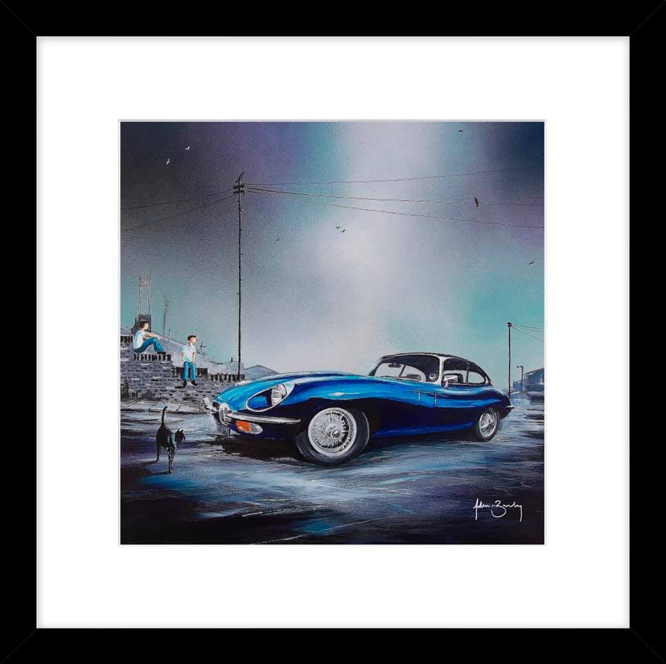 E-Type Jaguar Art