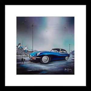E-Type Jaguar Art