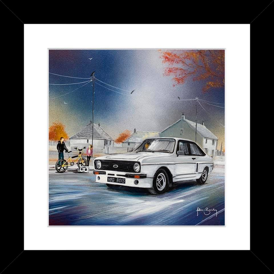 Ford Escort Zakspeed Exclusive Adam Barsby Art Picture