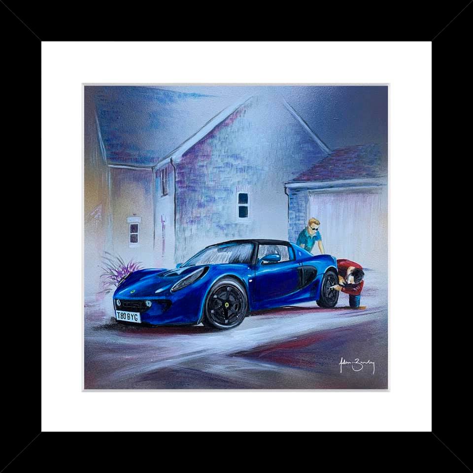 Lotus Elise Exclusive Adam Barsby Art Picture