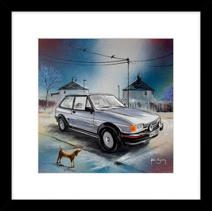 Ford Fiesta XR2 Exclusive Adam Barsby Art Picture