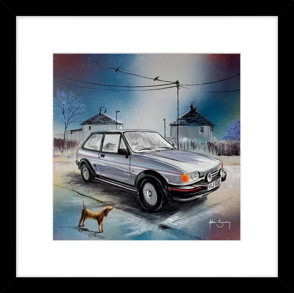 Ford Fiesta XR2 Exclusive Adam Barsby Small Art Picture