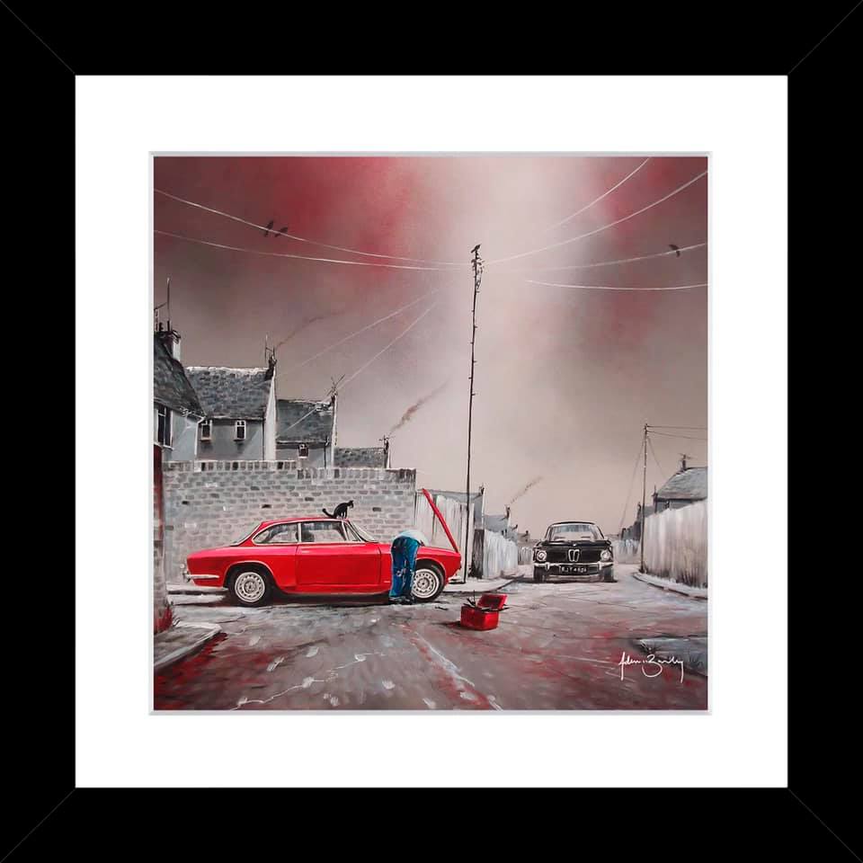 Alfa Romeo Guilia Exclusive Adam Barsby Art Picture