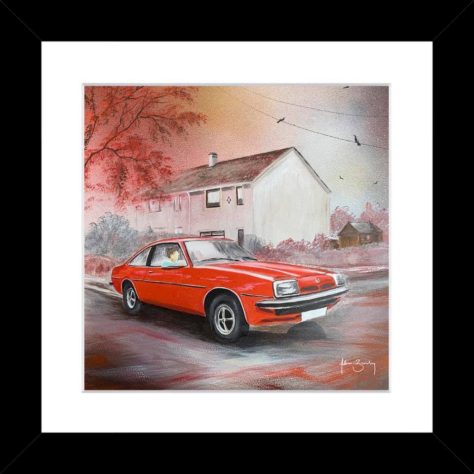Opel Manta Exclusive Adam Barsby Art Picture