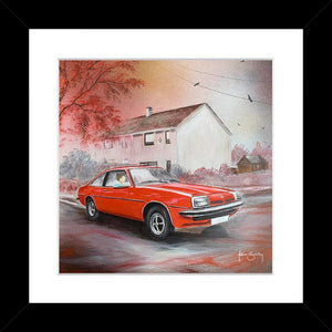 Opel Manta Exclusive Adam Barsby Art Picture
