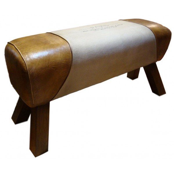 Leather Bench Paris Pommel Horse Style