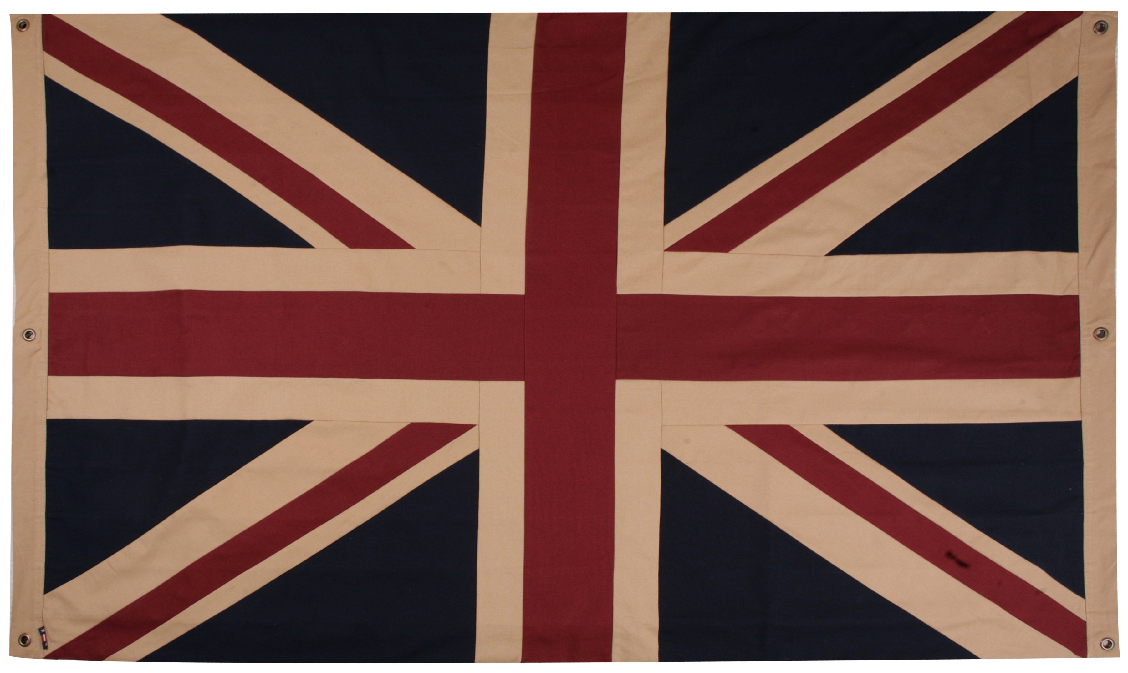 100% Cotton Canvas vintage style  Stitched Stunning Union Jack Flag / Throw - Choice of 6 Sizes