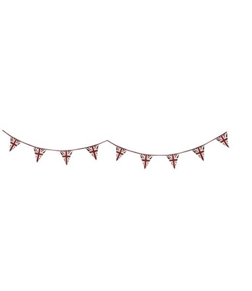 Stunning British Union Jack Quality Bunting Cotton Canvas - Available as Stitched or Printed