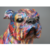 Colourful Paint Splash Bulldog Ornament