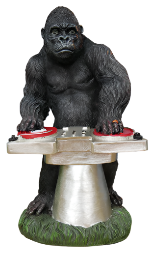 DJ Gorilla scuplure