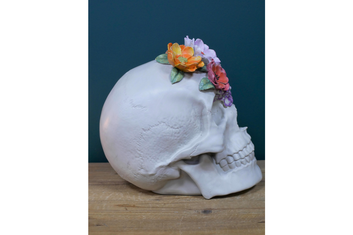 Large Flower Skull