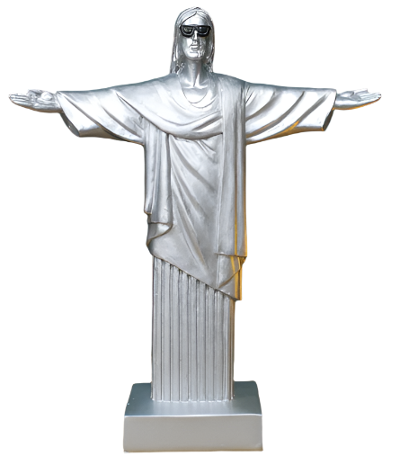 Cool Christ the Redeemer with Sunglasses - Choice of 3 Colours - SALE