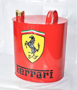 Retro Hand Painted Ferrari Advertising Aluminium Oil Petrol Jerry can