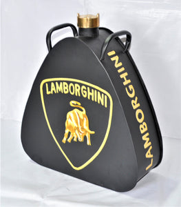Retro Hand Painted Lamborghini  Advertising Aluminium Oil Petrol Jerry can