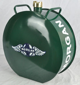 Retro Hand Painted Morgan Advertising Aluminium Oil Petrol Jerry can