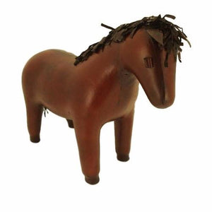 Leather Foot Stool - Horse seat
