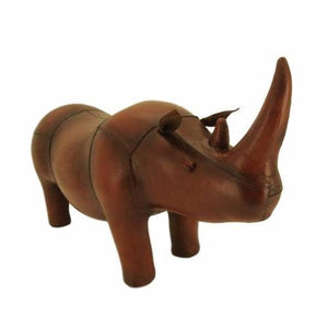 Leather Foot Stool - Rhino seat