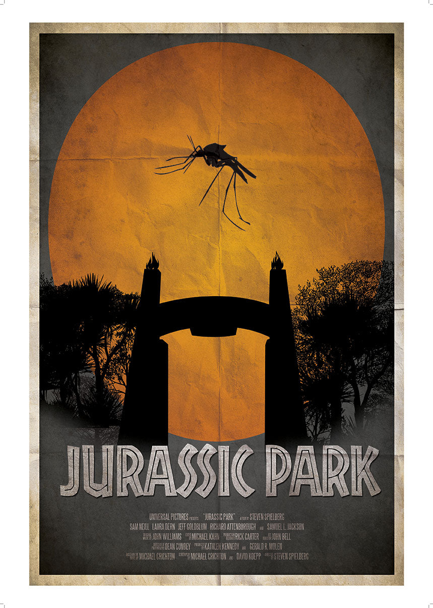 Jurassic Park Movie Poster A3 Print