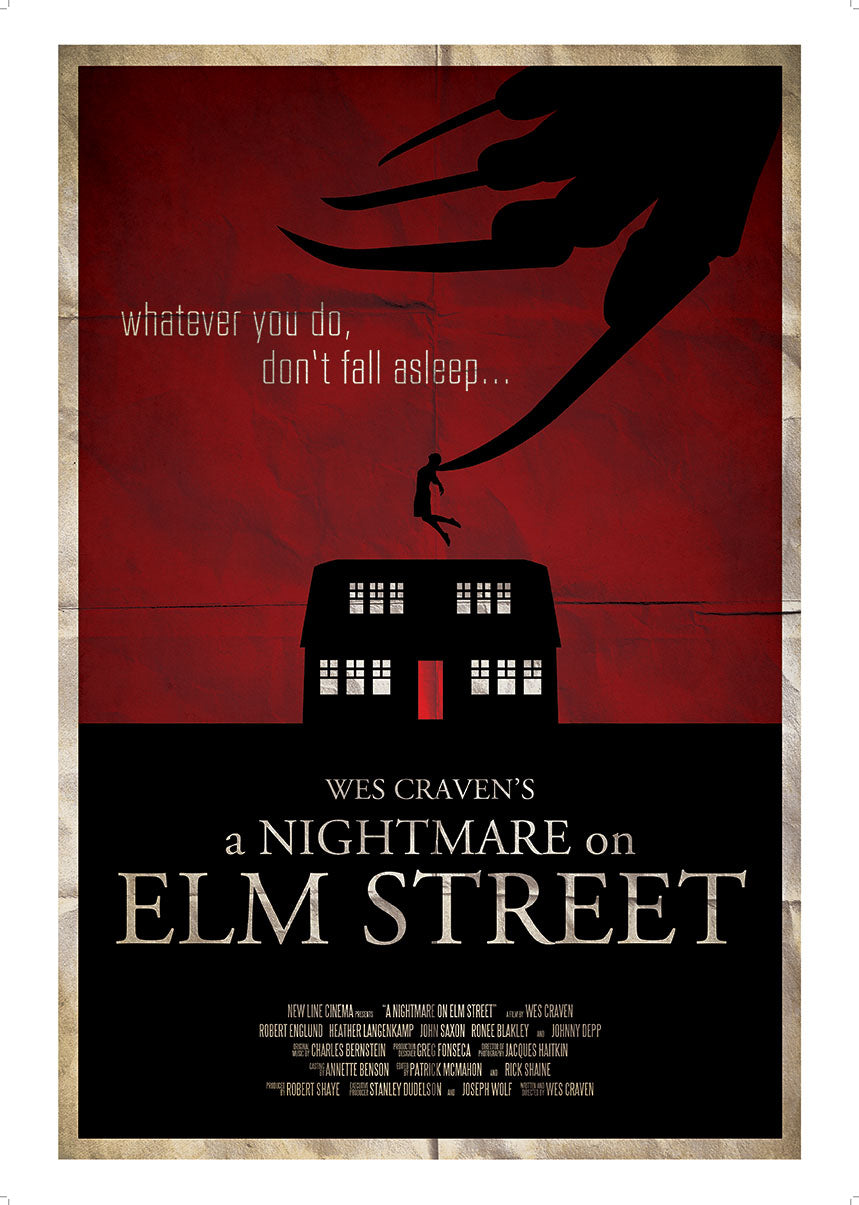 Nightmare on Elm Street - Movie Poster A3 Print
