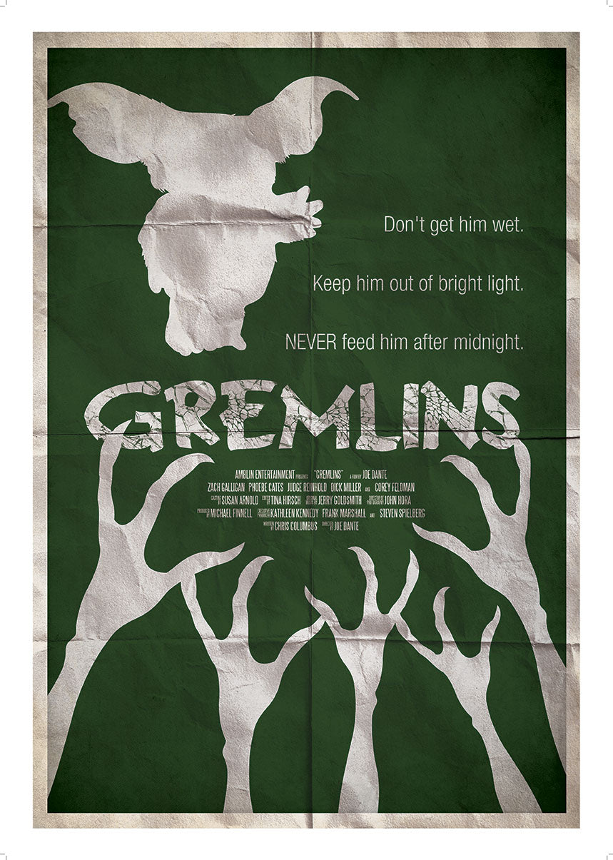 Gremlins Movie Poster A3 Print