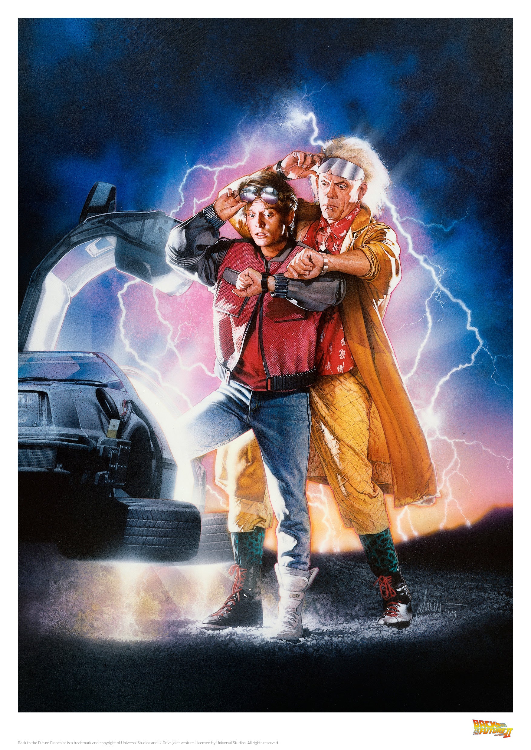 Back to the Future A3 Print