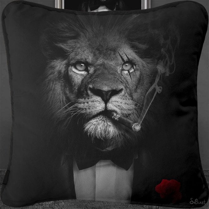 Licenced Sylvan Binet Artwork Silk Printed Duck Feather Filled Large Statement Cushion - Choice of designs