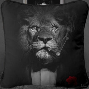 Licenced Sylvan Binet Artwork Silk Printed Duck Feather Filled Large Statement Cushion - Choice of designs