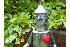 Tarquinthe Large Tin Man garden statue