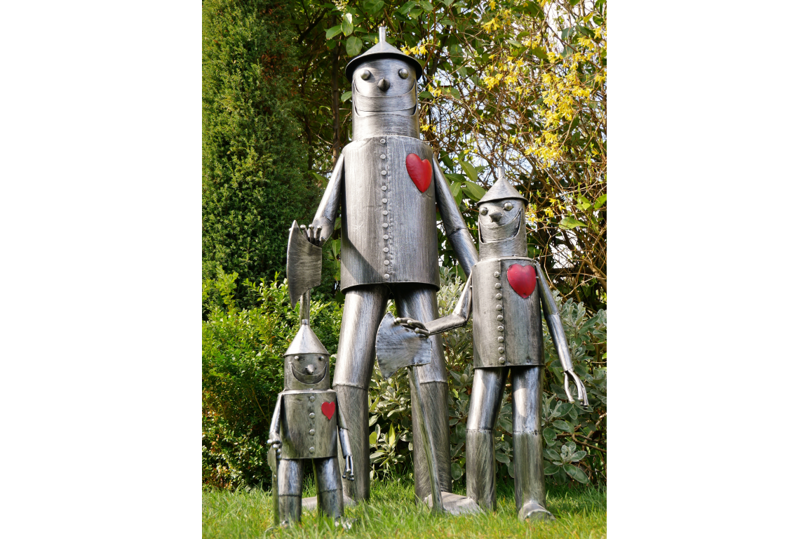 Tarquinthe Large Tin Man garden statue