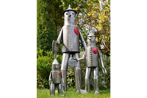 Tarquinthe Large Tin Man garden statue