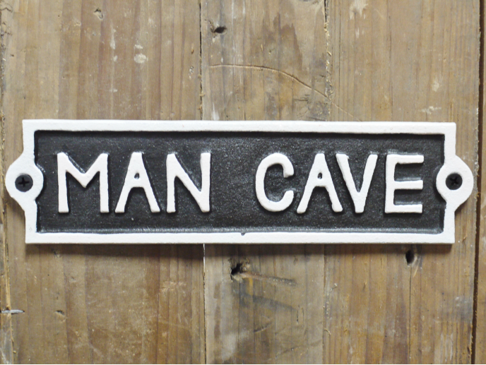 Cast Iron Sign Man Cave