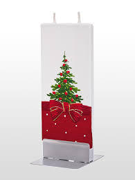 Christmas Tree Flatyz Handmade Decorative Flat Candles