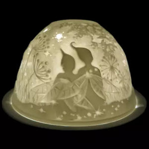 Fairy Fairies German Ceramic Tea Light Dome Candle
