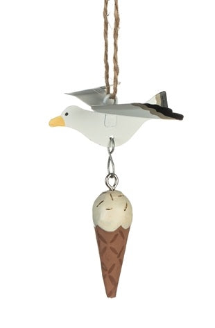 Shoeless joe Seagull and stolen ice cream hanger