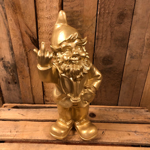Stoobz Gold Naughty gnome swearing large