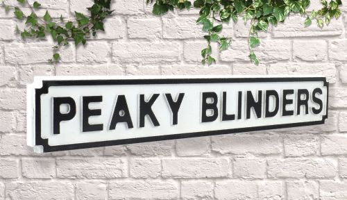 Peaky Blinders Vintage Wooden Road Sign