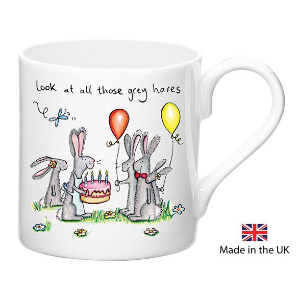 DrawUK Bone China Art funny mug