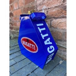 SALE Retro Hand Painted Bugatti Advertising Aluminium Oil Petrol Jerry can SALE