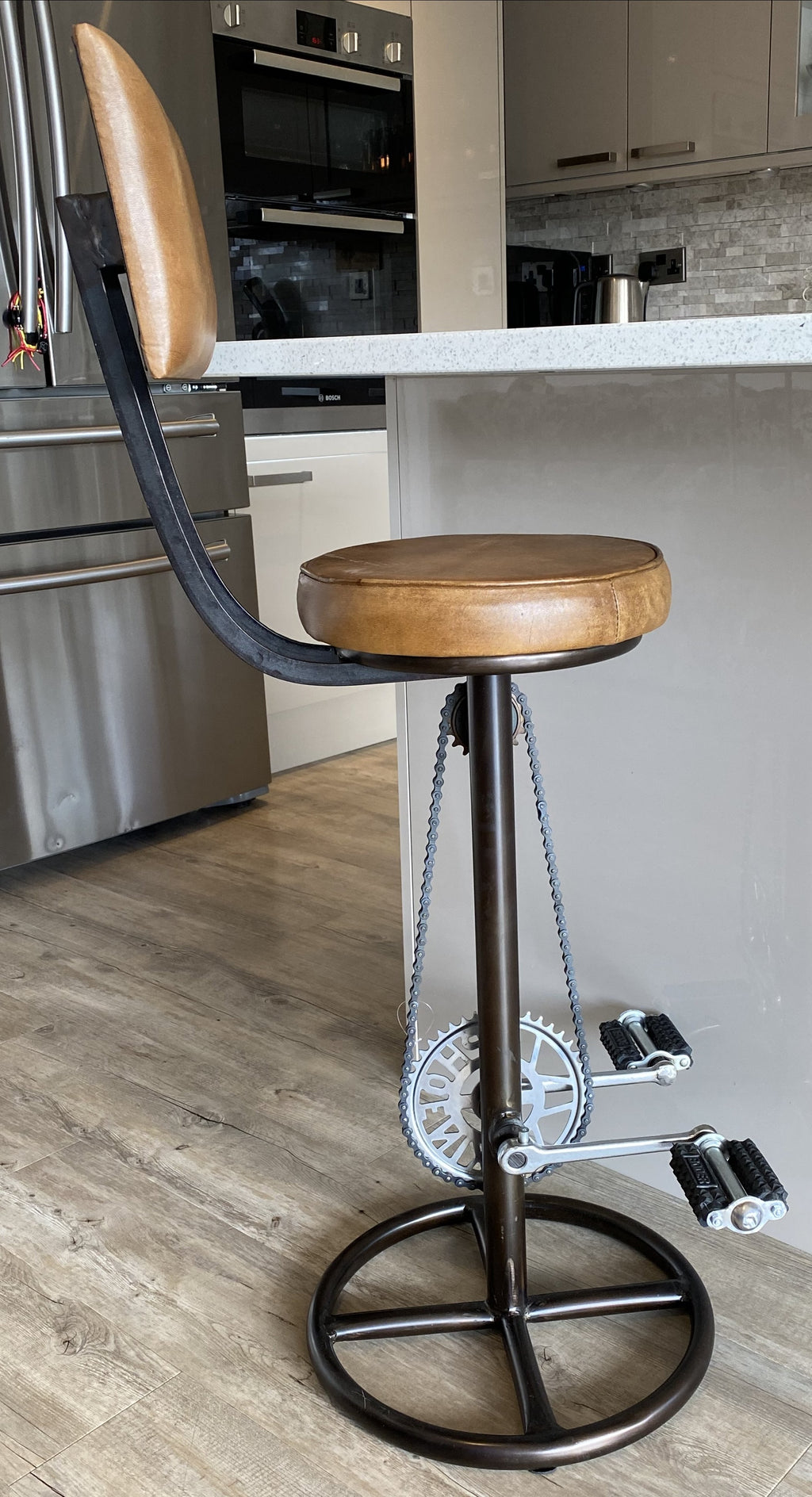 bicycle pedal stool