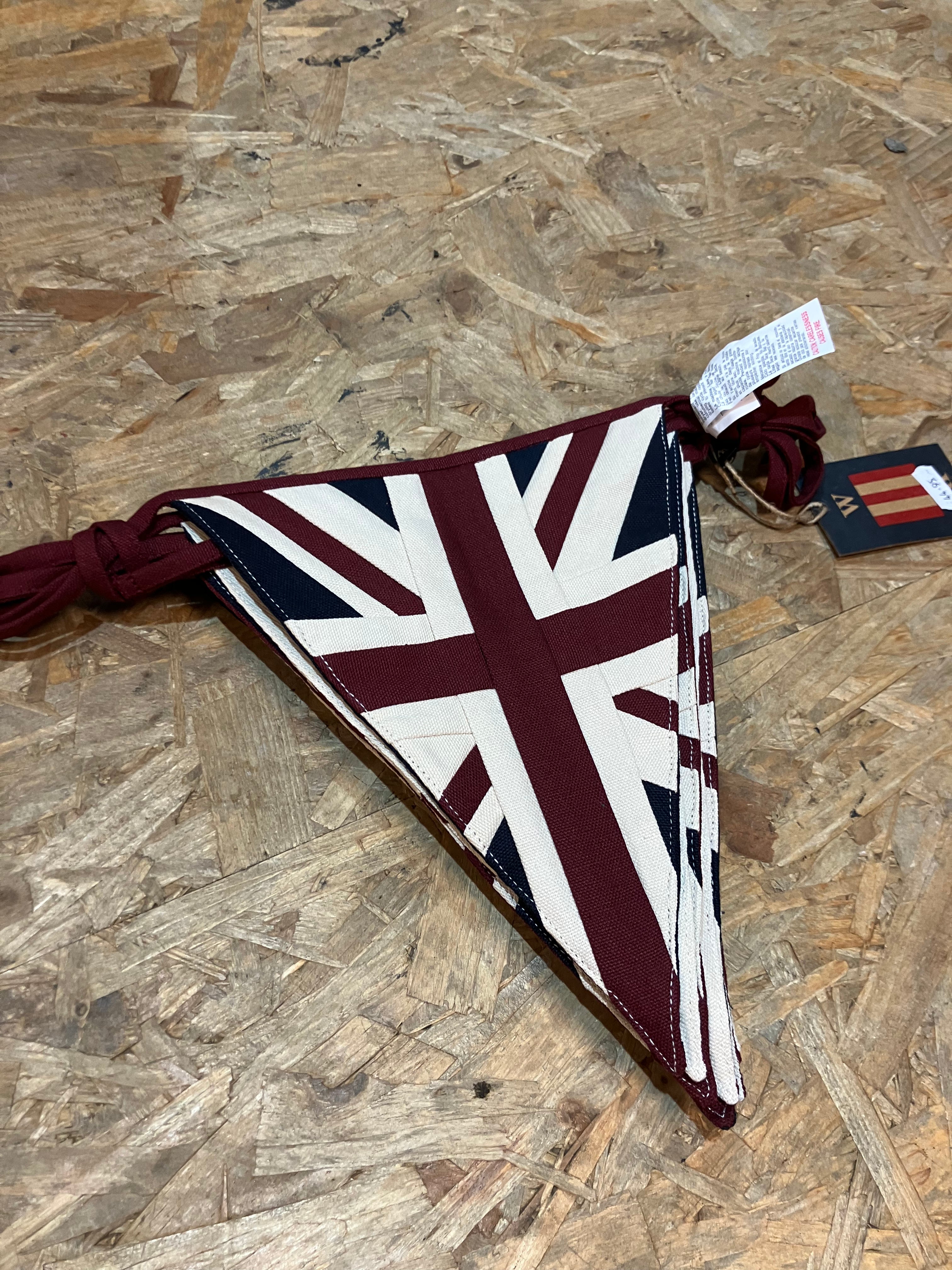 Stunning British Union Jack Quality Bunting Cotton Canvas - Available as Stitched or Printed