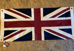 100% Cotton Canvas London style Stitched Stunning Union Jack Flag / Throw - Choice of 6 Sizes