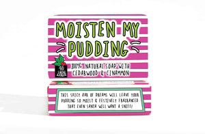 Funny Xmas Soap Bar - Moisten My Pudding - SALE