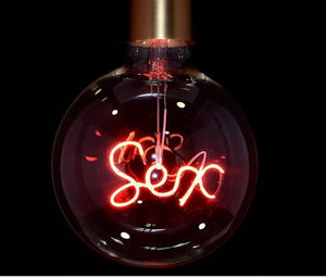 LED Dimmable Text Bulbs Various E27 Screw In